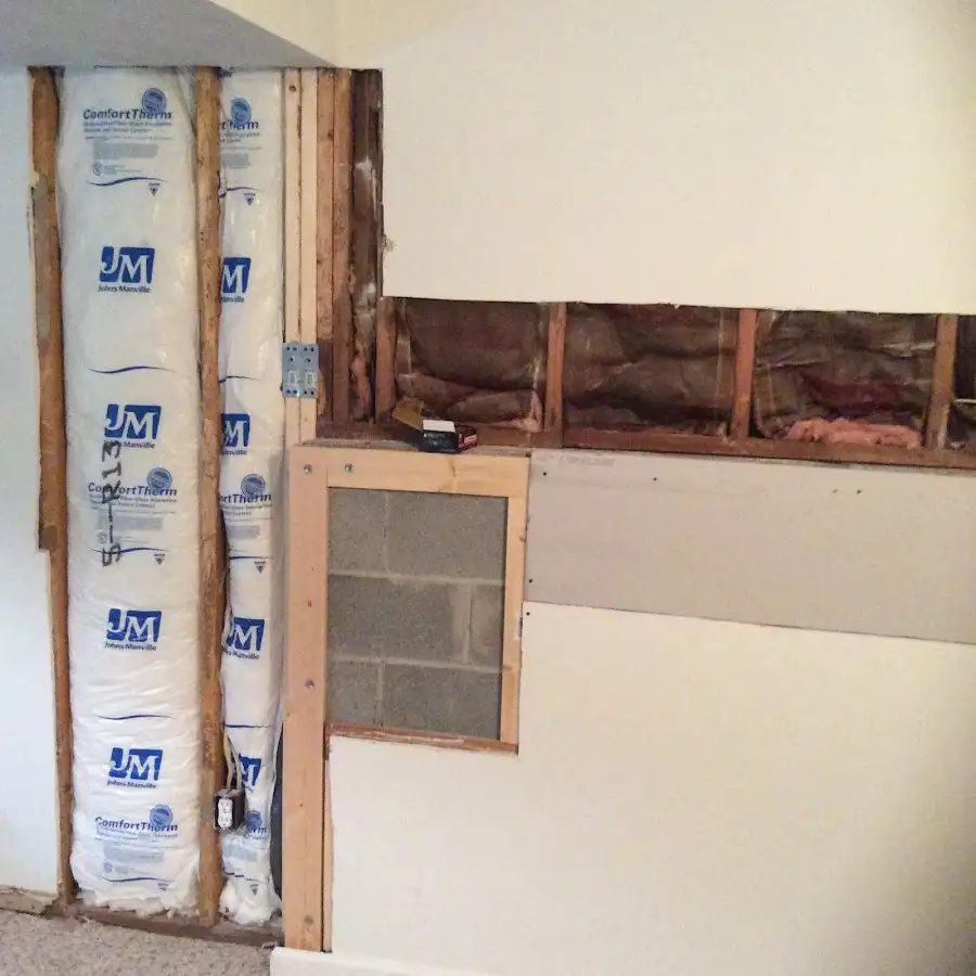 Wall insulation replacement during Structural Drying in Summerfield